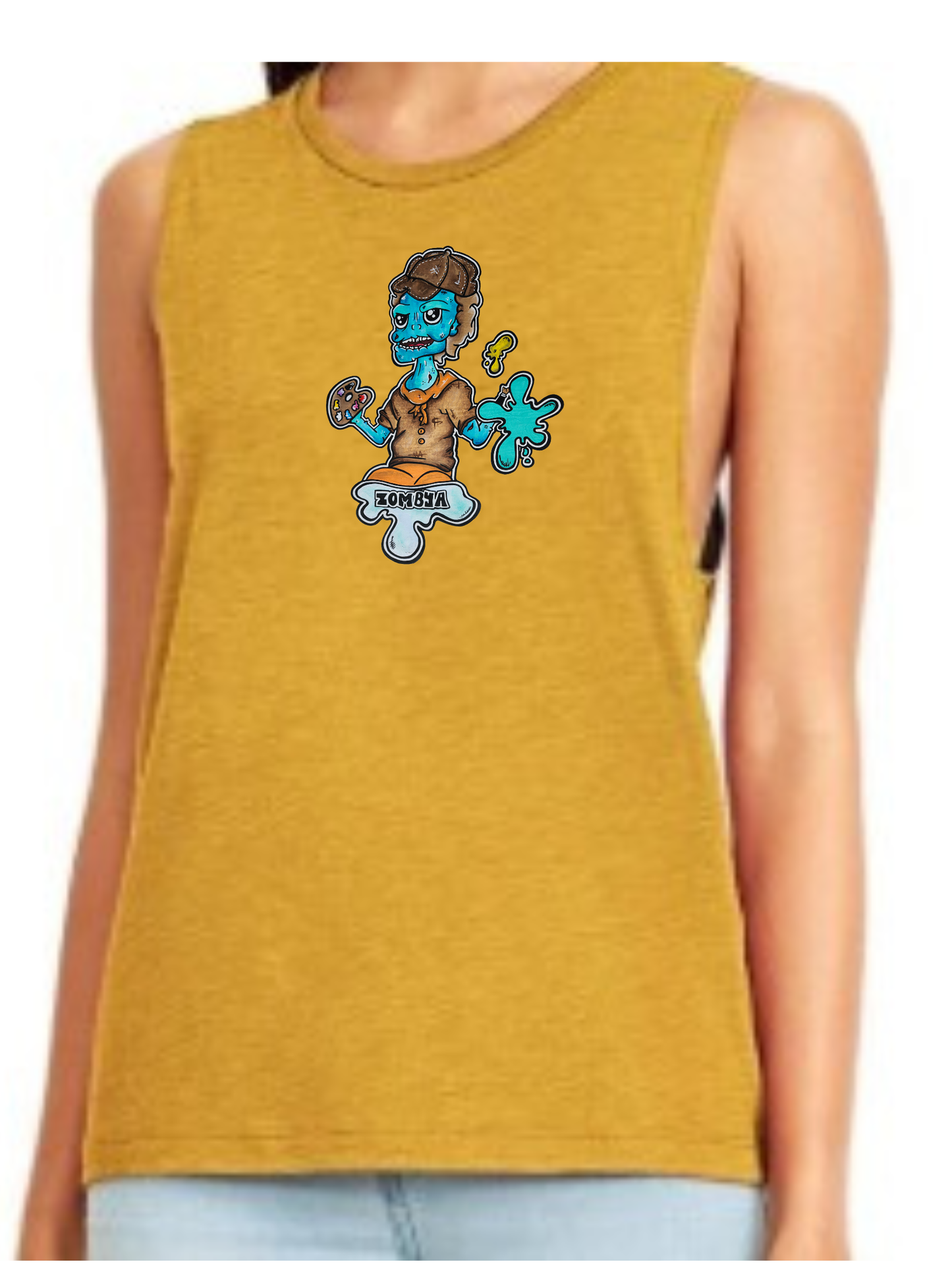 Camisole femme festival muscle Zombie artiste