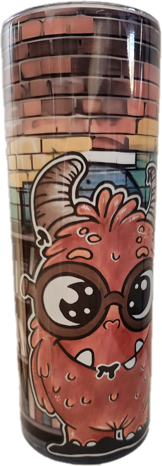 Thermos monstre rouge