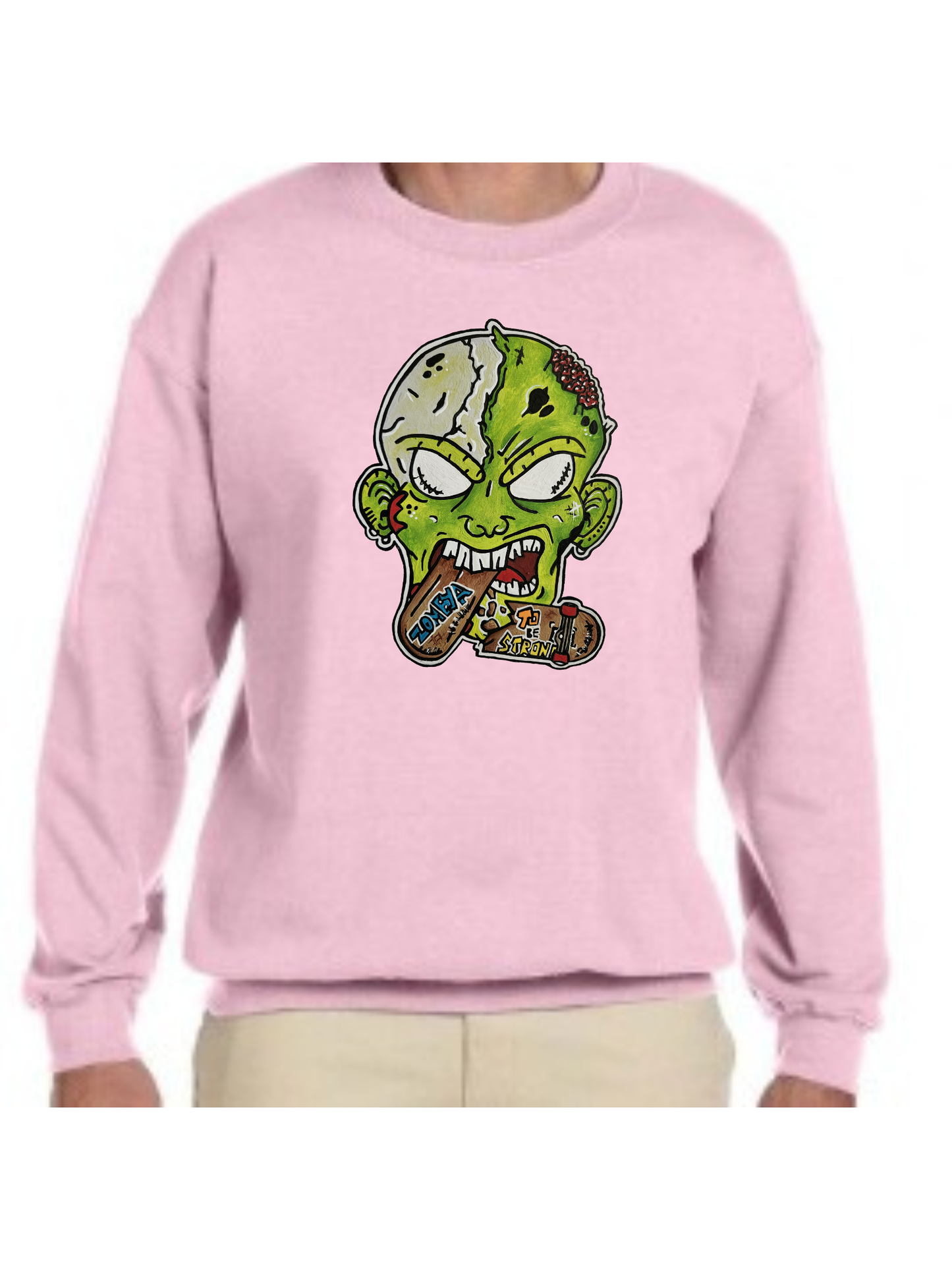 Crewneck Zombie mange skate