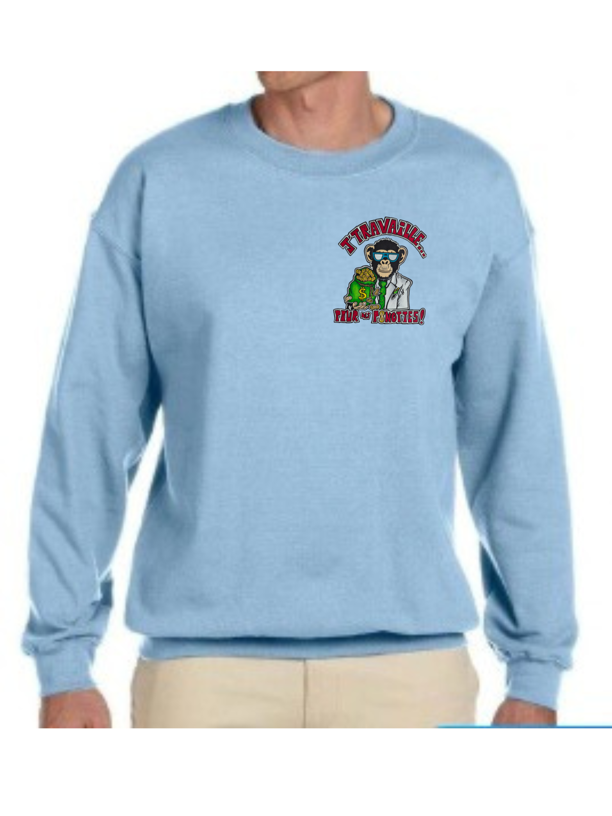 Crewneck J'travaille pour des peanuts