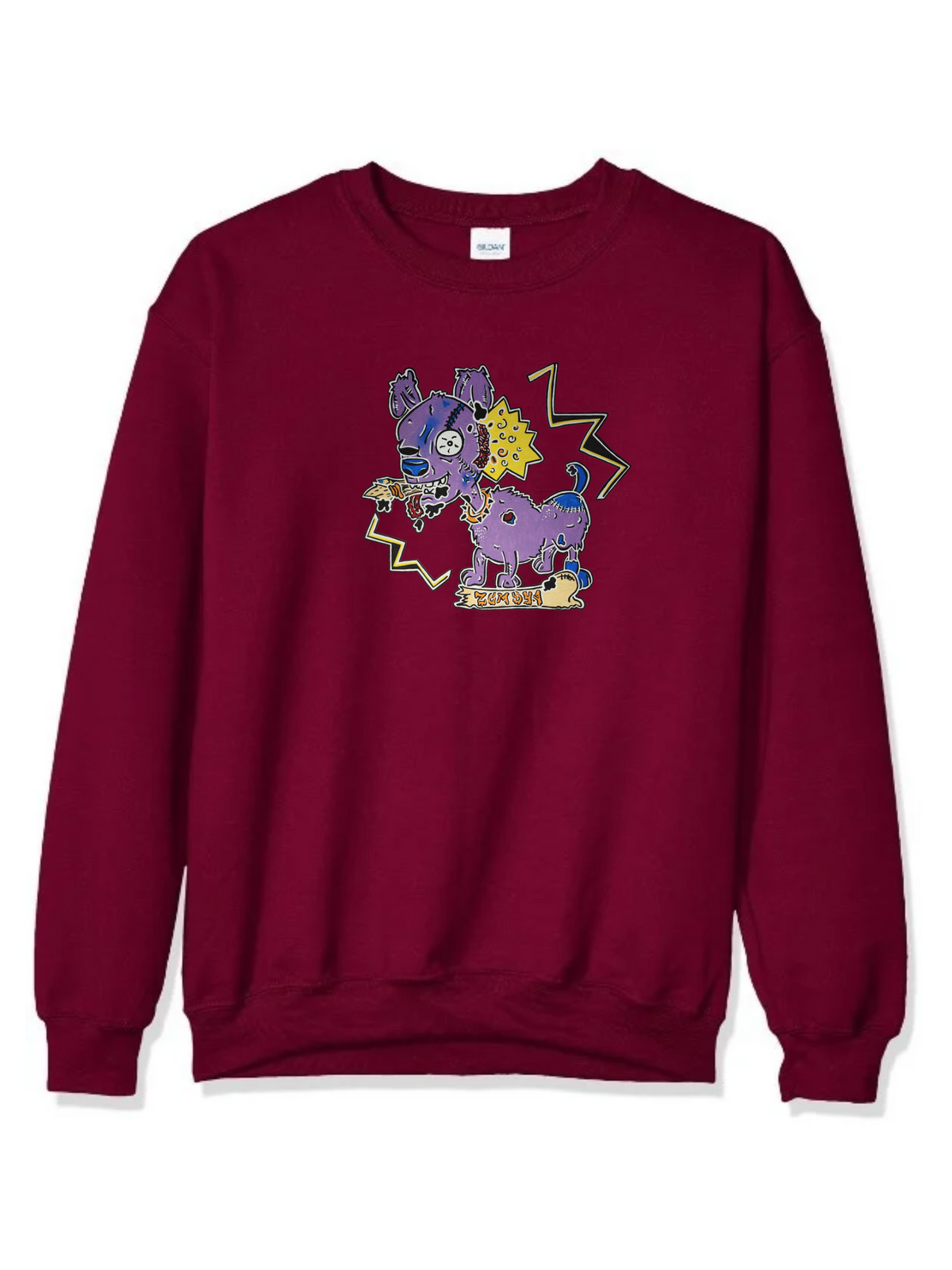 Crewneck Chien zombie