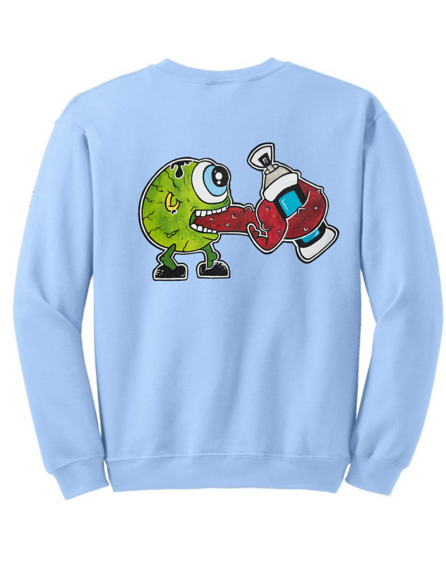 Crewneck monstre oeil vert
