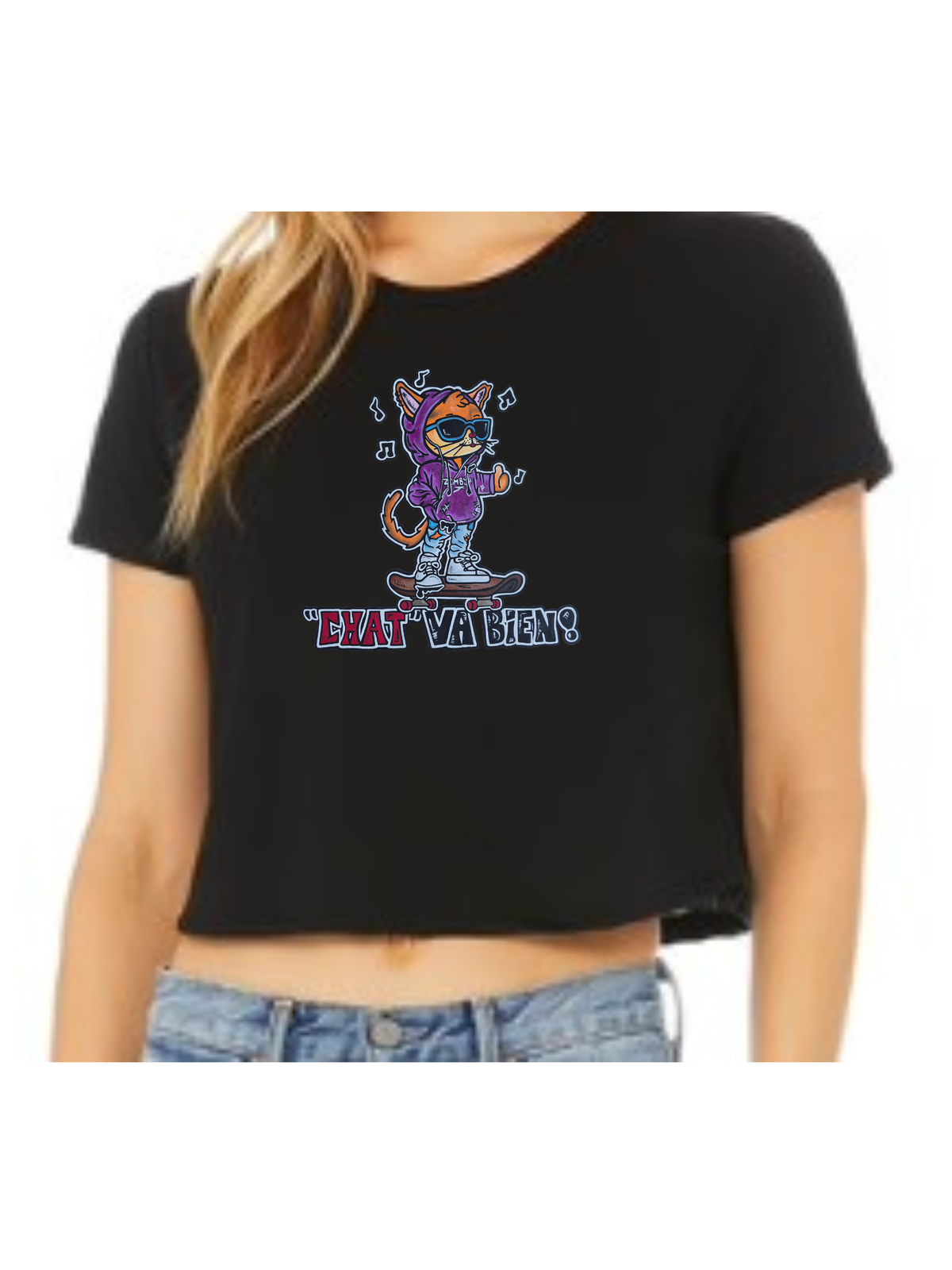 Crop top Chat va bien
