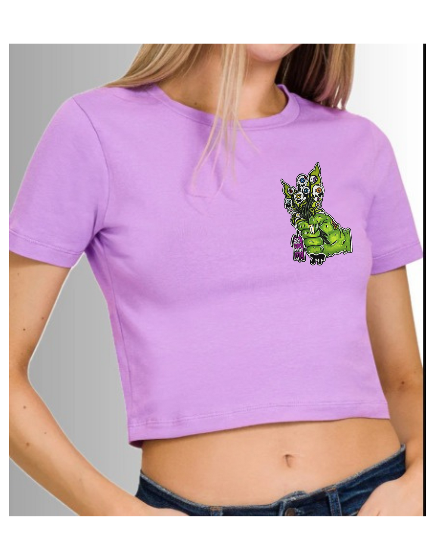 Crop top bouquet de fleur