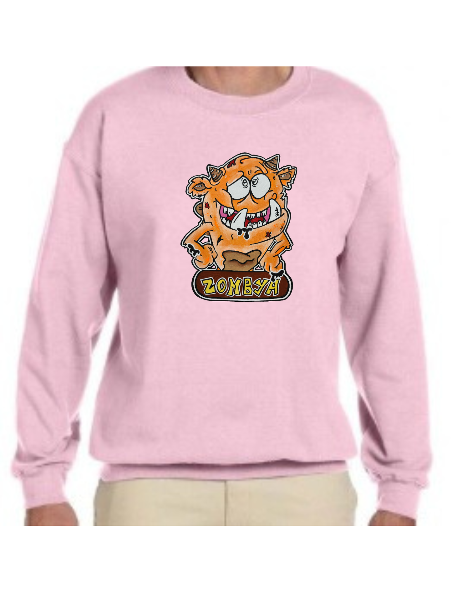 Crewneck Monstre orange
