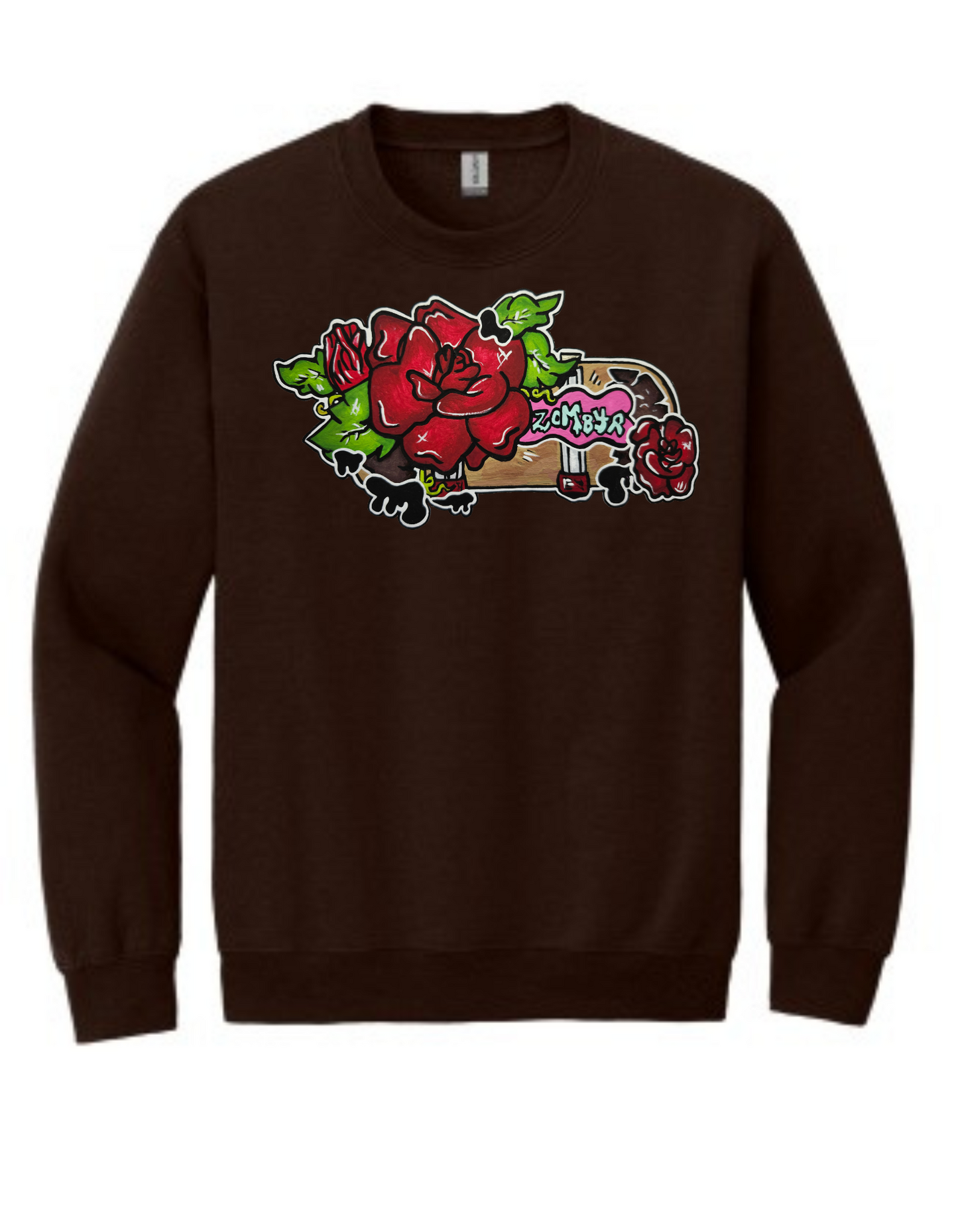 Crewneck skate fleur