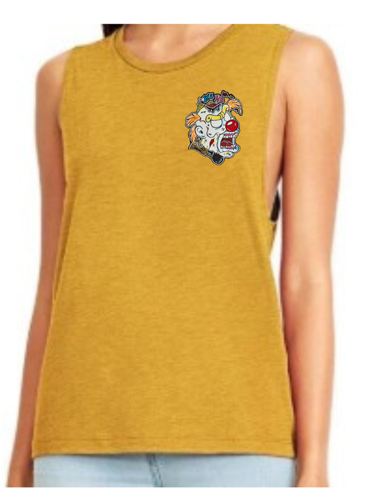 Camisole femme festival muscle Zombie clown