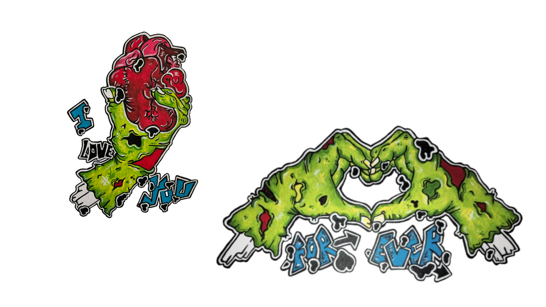 Combo main zombie coeur – zombya