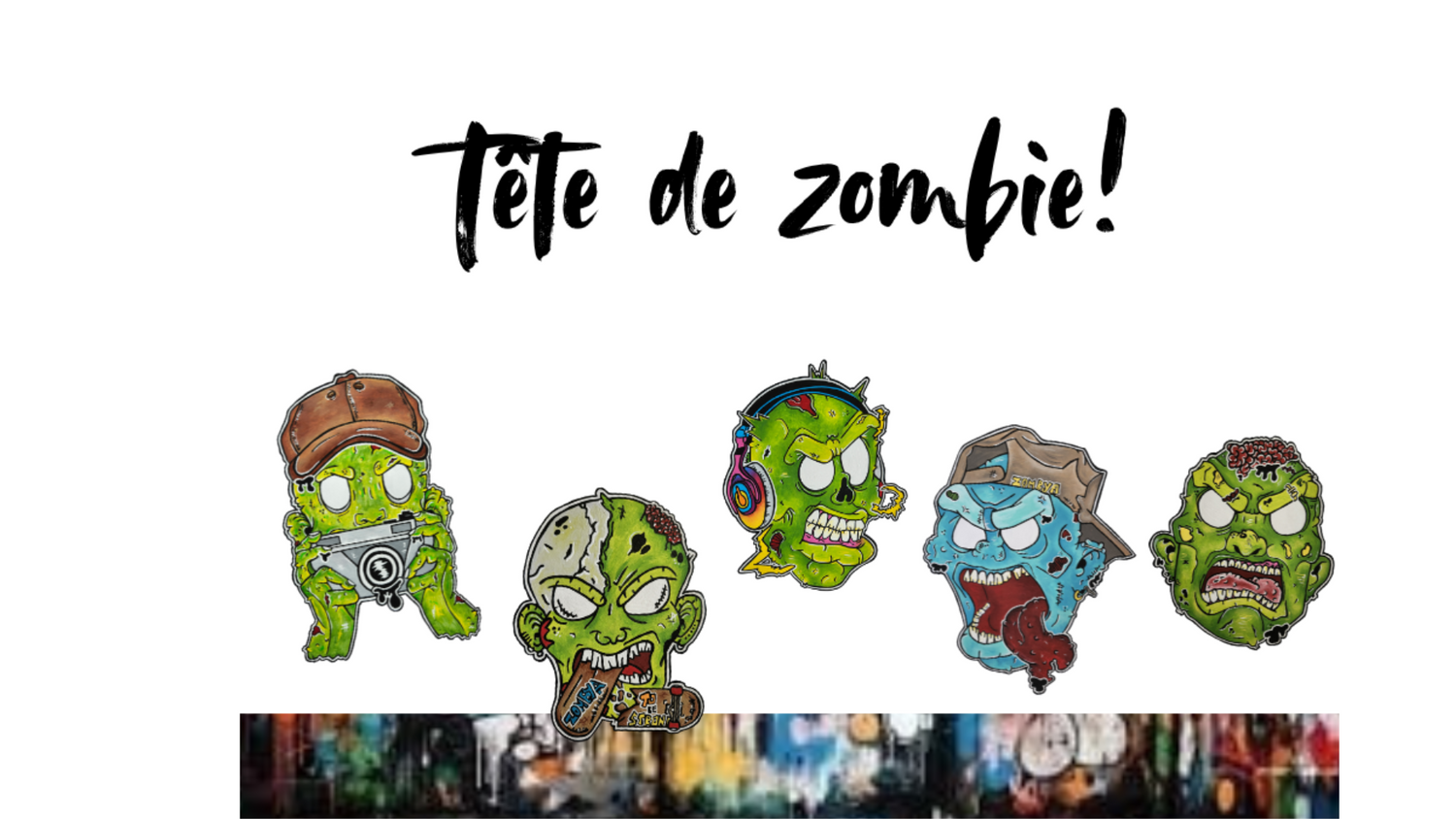 Tête de zombie !