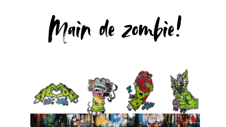 Main de zombie !