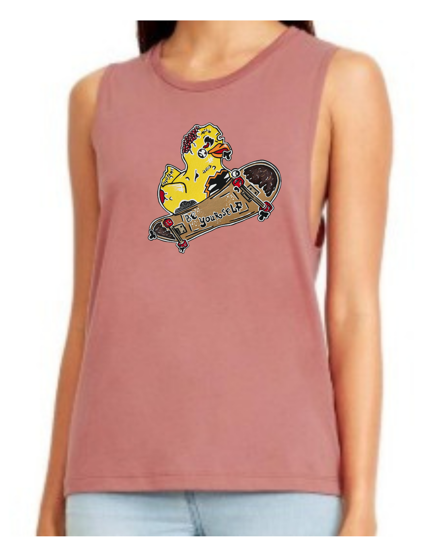 Camisole femme festival muscle canard zombie