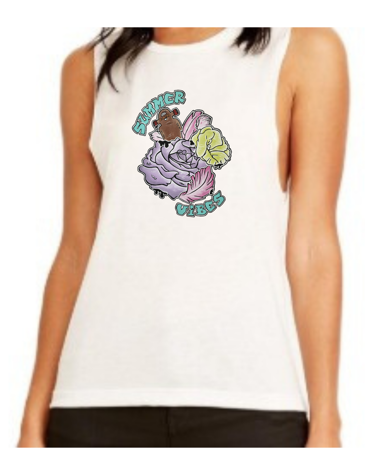 Camisole femme festival muscle Summer vibes