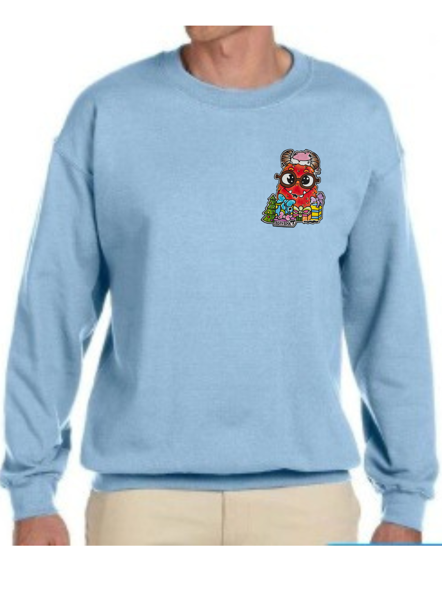 Crewneck Monstre rouge Noël