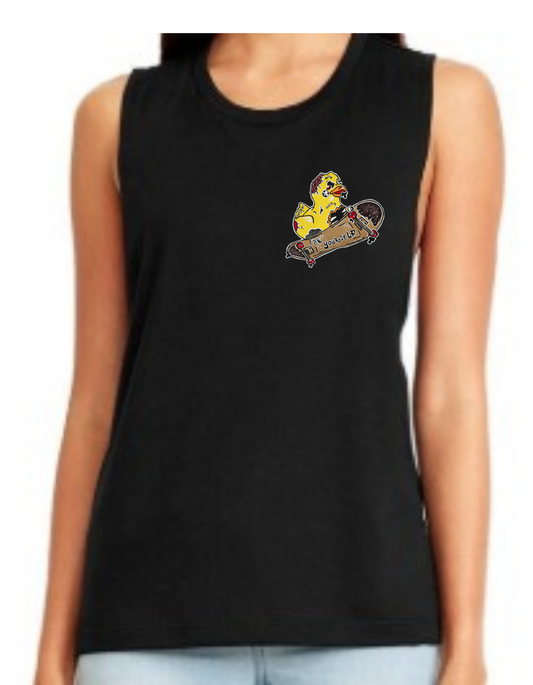 Camisole femme festival muscle Canard zombie