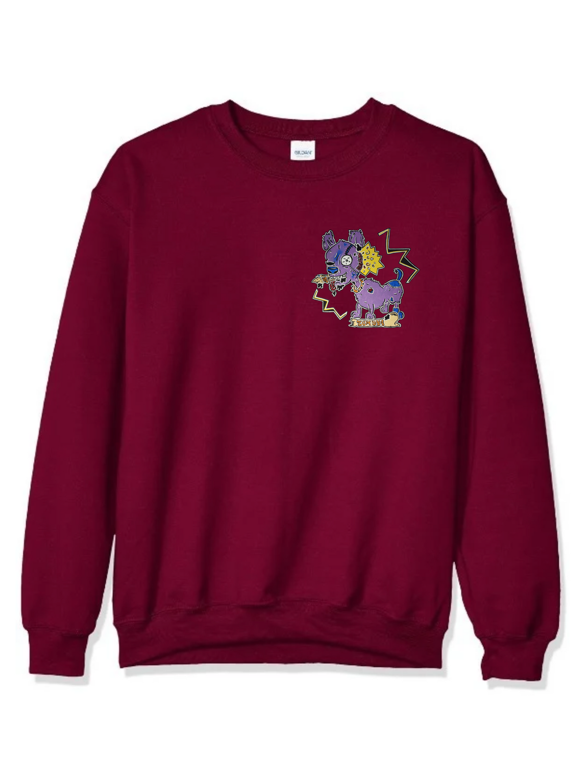 Crewneck Chien zombie