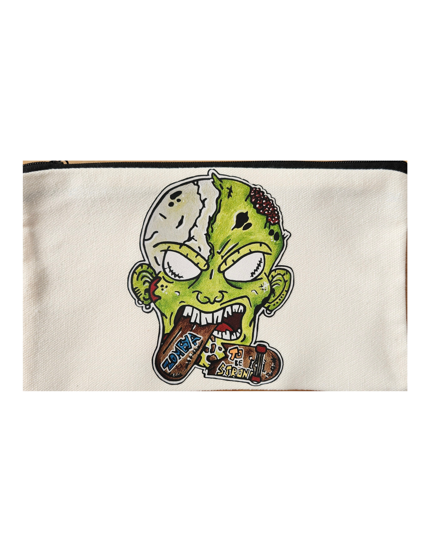 Coffre a crayon zombie mange skate