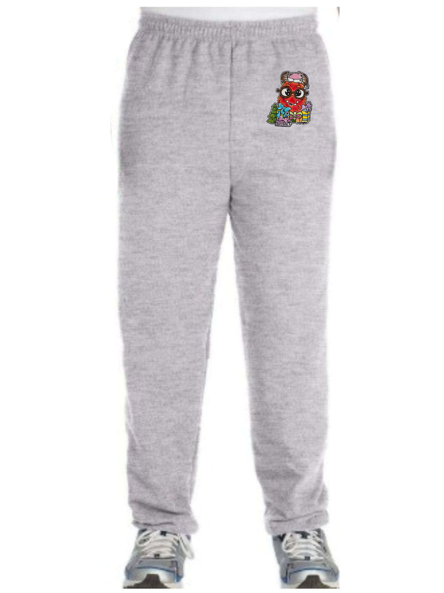 Jogging unisexe Monstre Rouge Noël