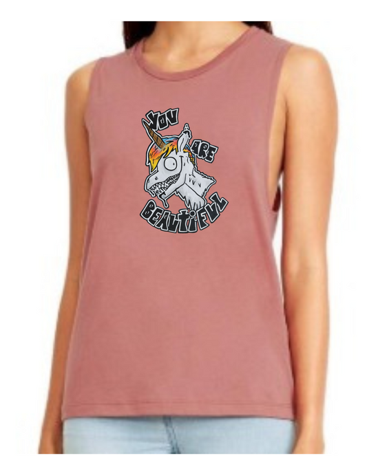 Camisole femme festival muscle You are beautiful