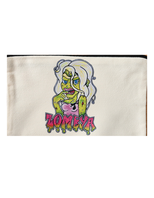 Coffre a crayon zombie girly
