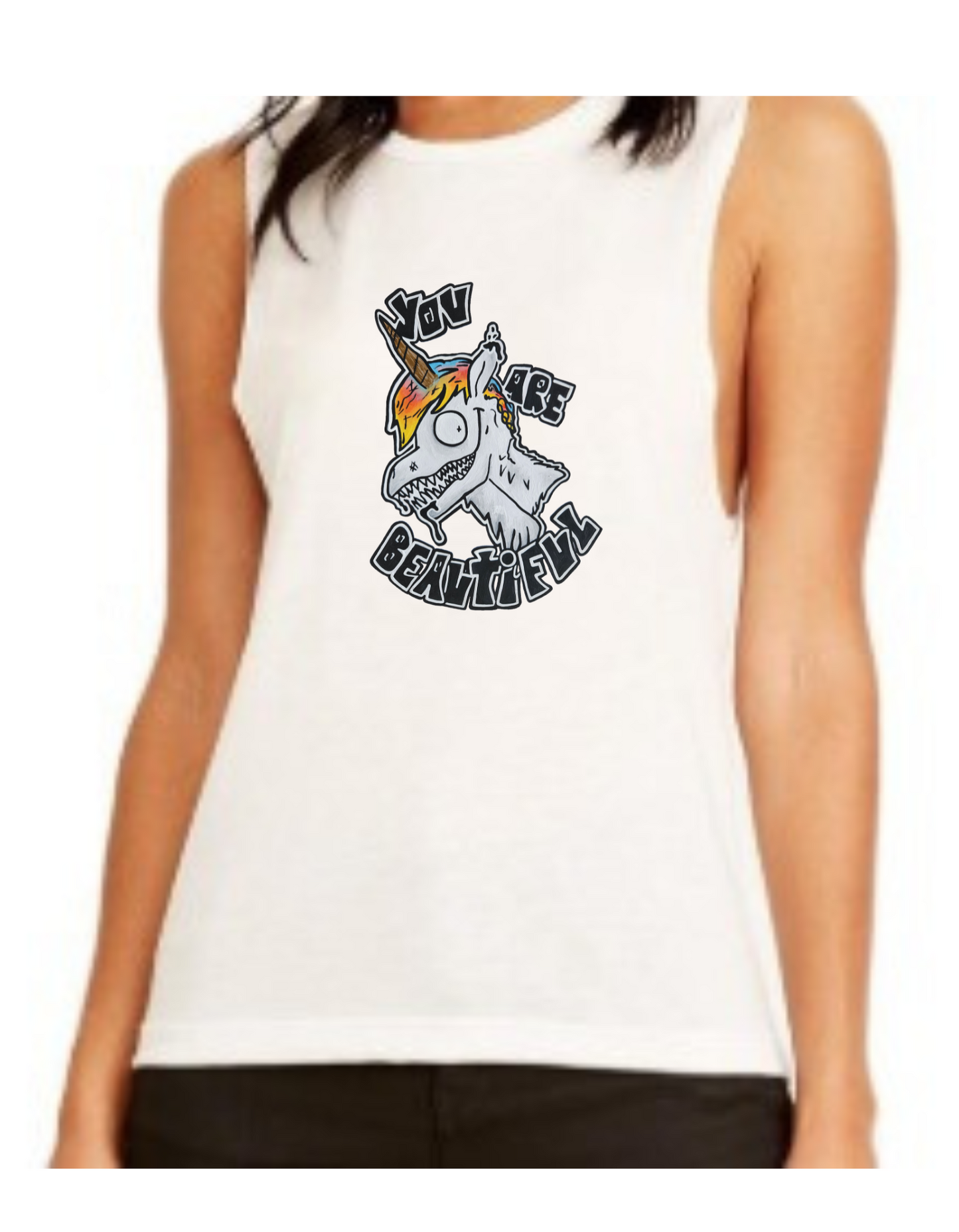 Camisole femme festival muscle You are beautiful