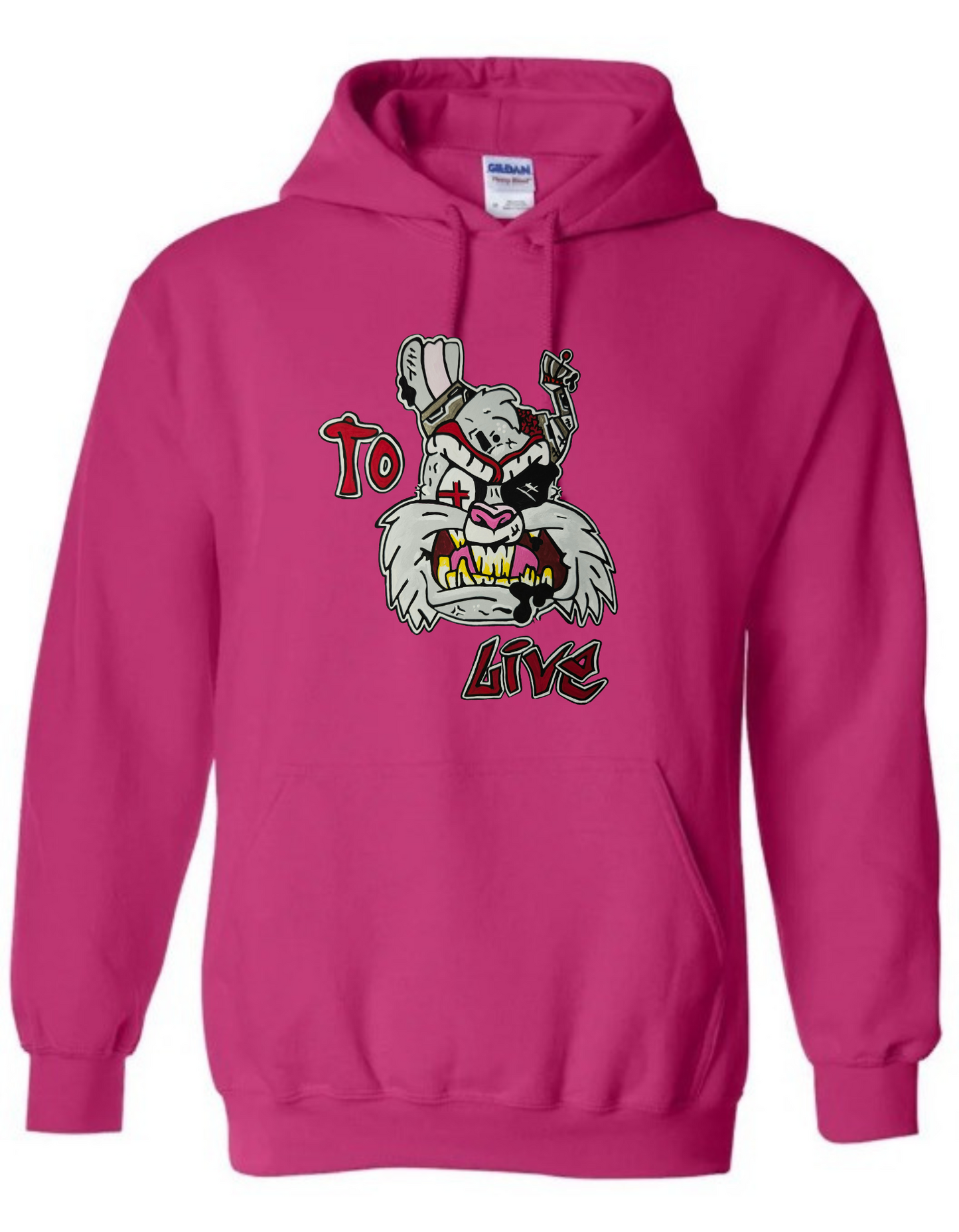 Hoodies lapin to live