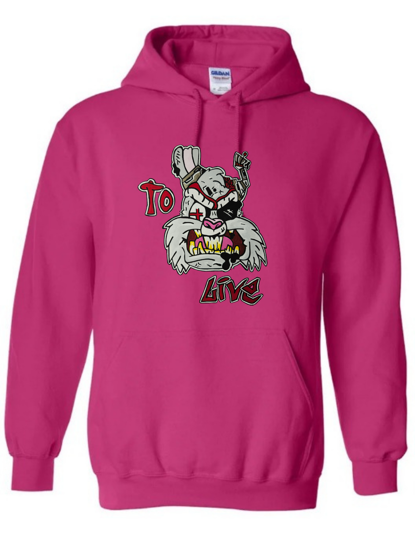 Hoodies enfant lapin to live