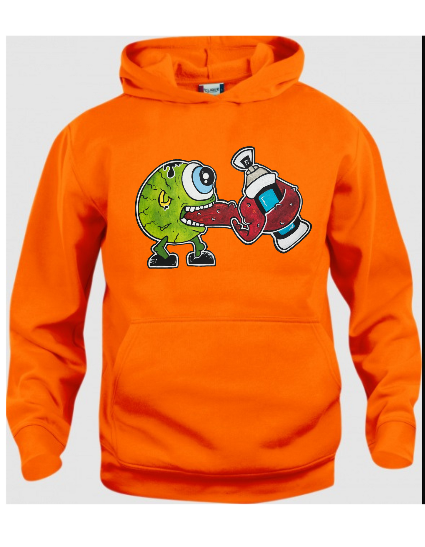 Hoodies monstre oeil vert