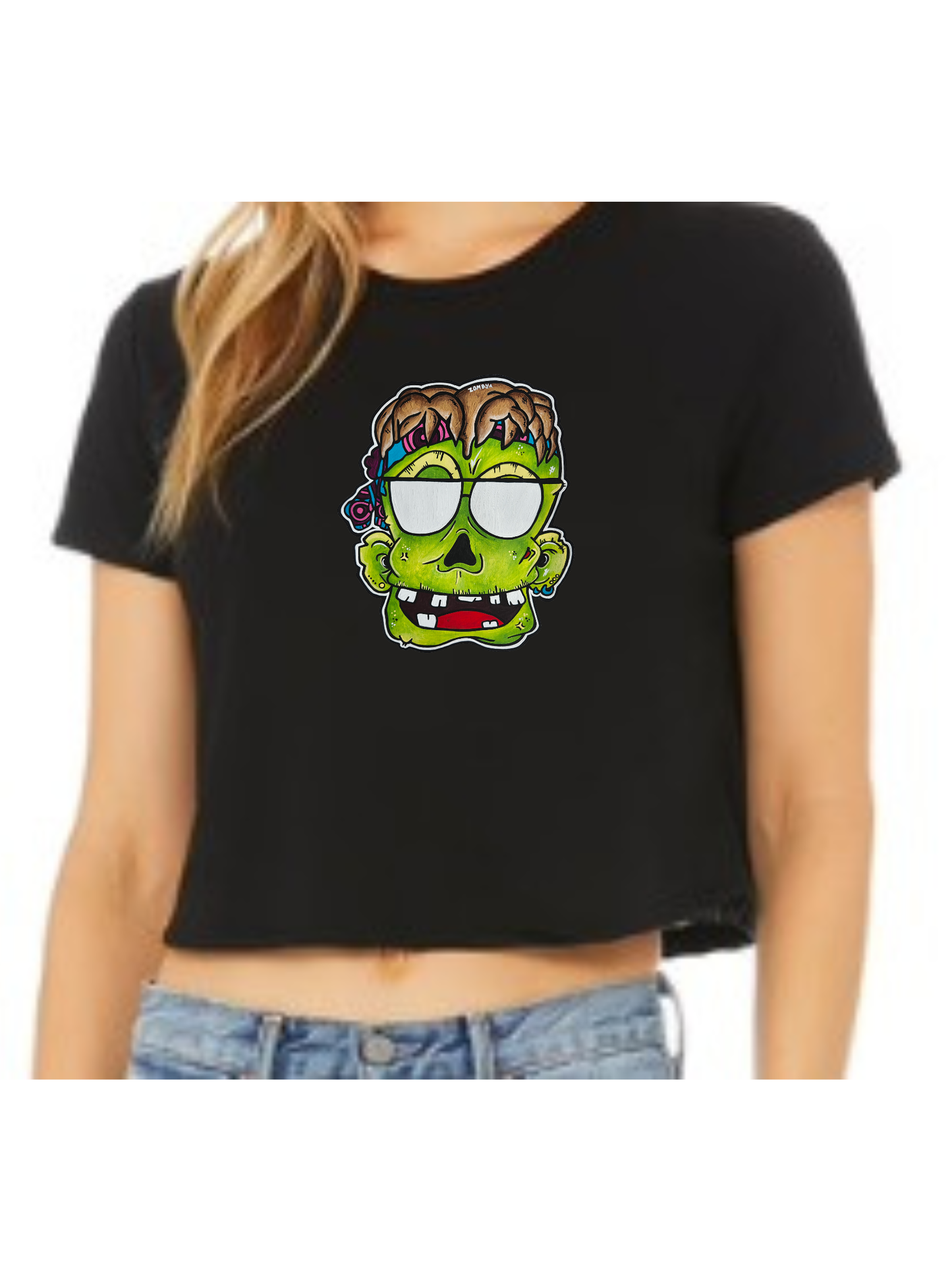 Crop top Zombie lunette de soleil
