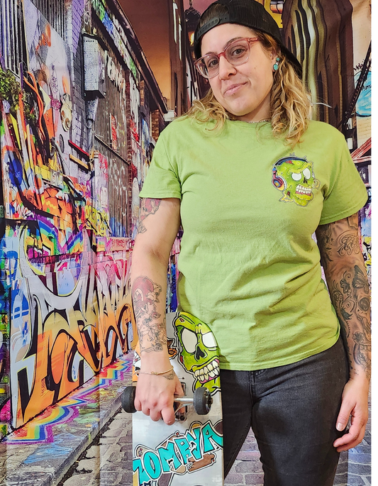 T-shirt zombie écouteur