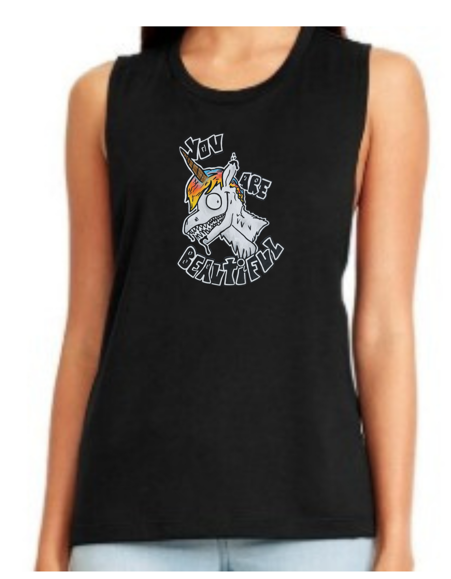 Camisole femme festival muscle You are beautiful