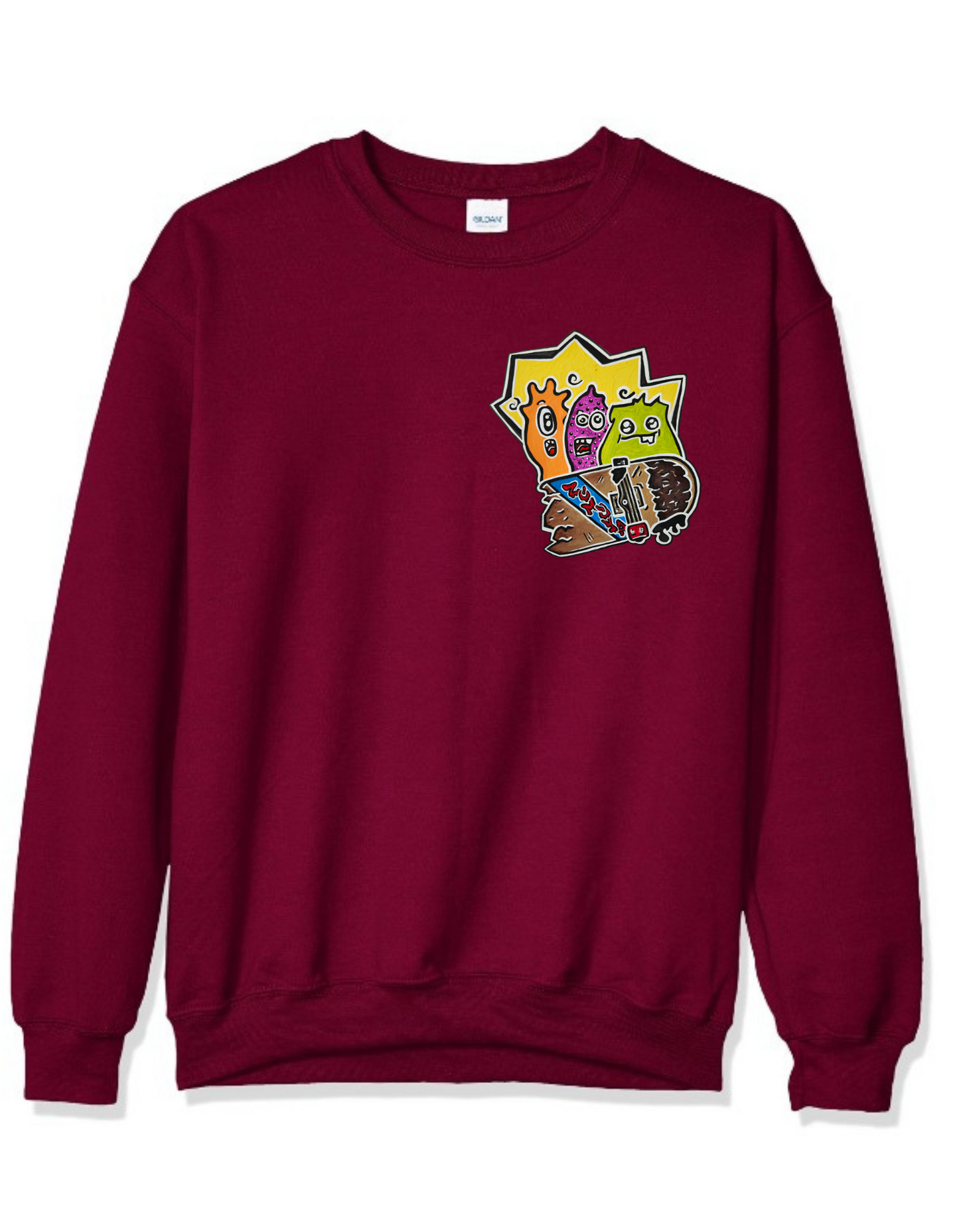 Crewneck monstre good vibe