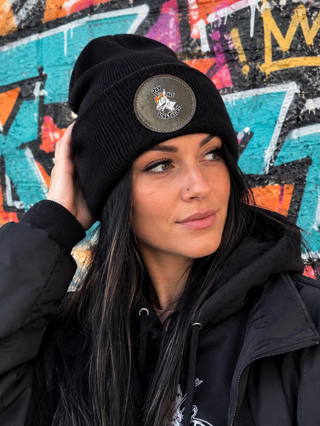 Tuque noir  You are beautiful