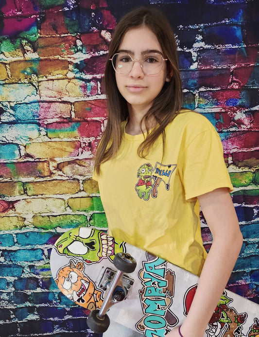 T-shirt zombie bonjour