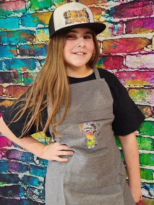 Tablier main multicolore