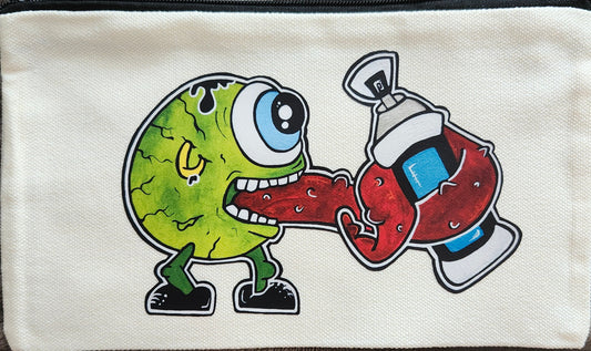 Coffre a crayon Monstre oeil vert