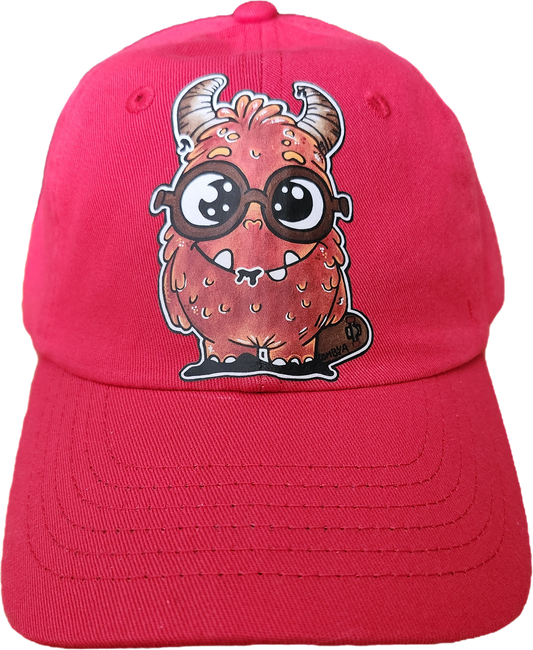 Casquette enfant Monstre rouge