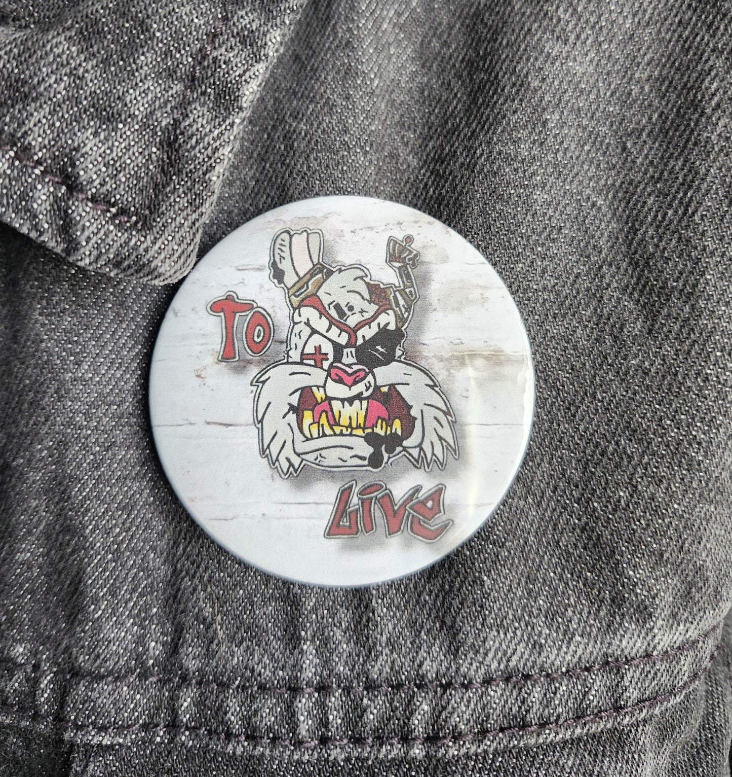 Macaron Lapin to live avec fond couleur