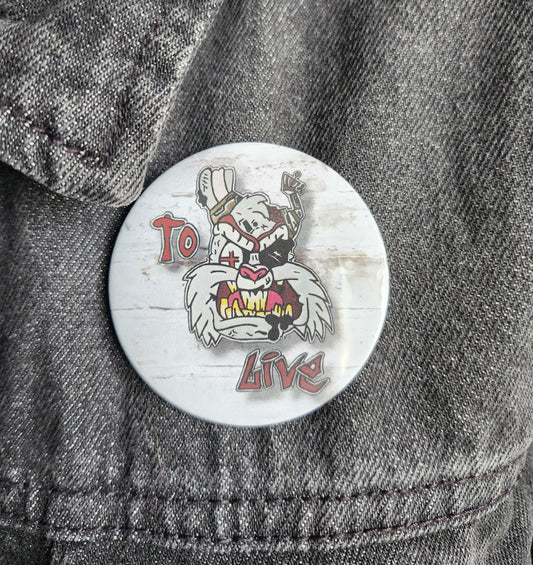 Macaron Lapin to live avec fond couleur