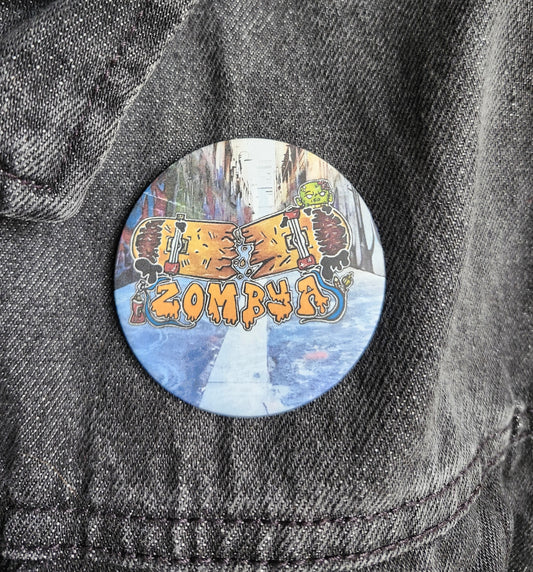 Macaron Logo officielle avec fond couleur