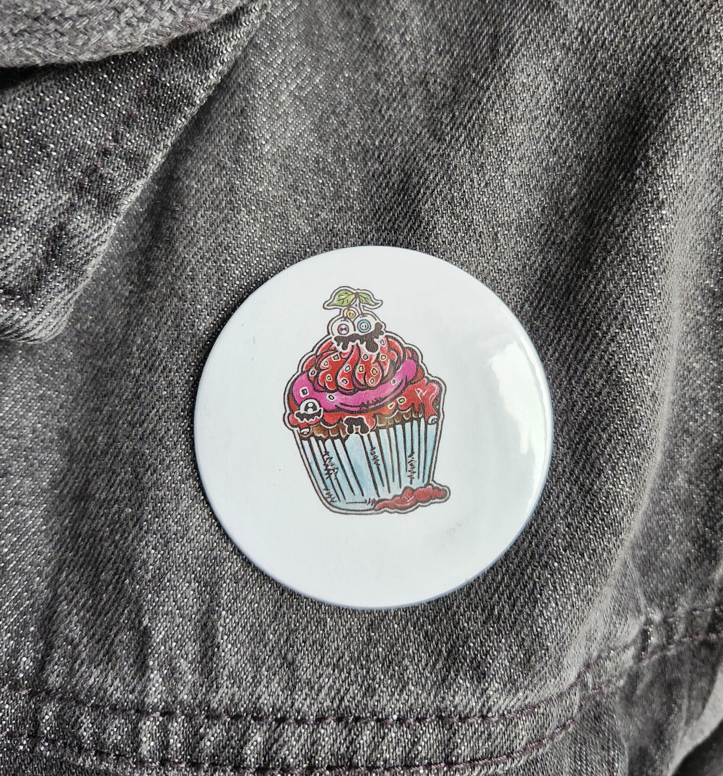 Macaron Muffin avec fond blanc