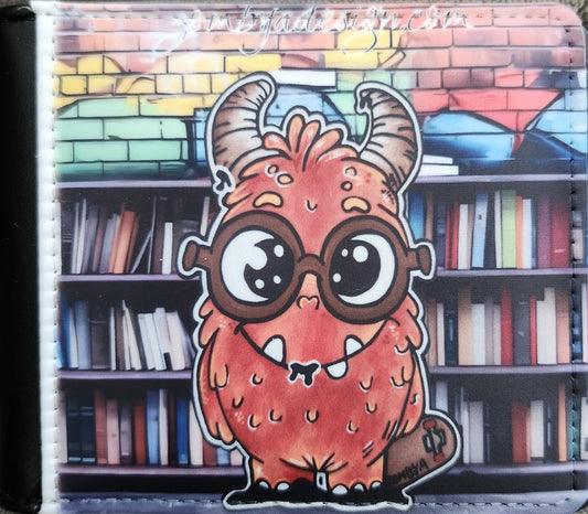 Portefeuille Monstre rouge