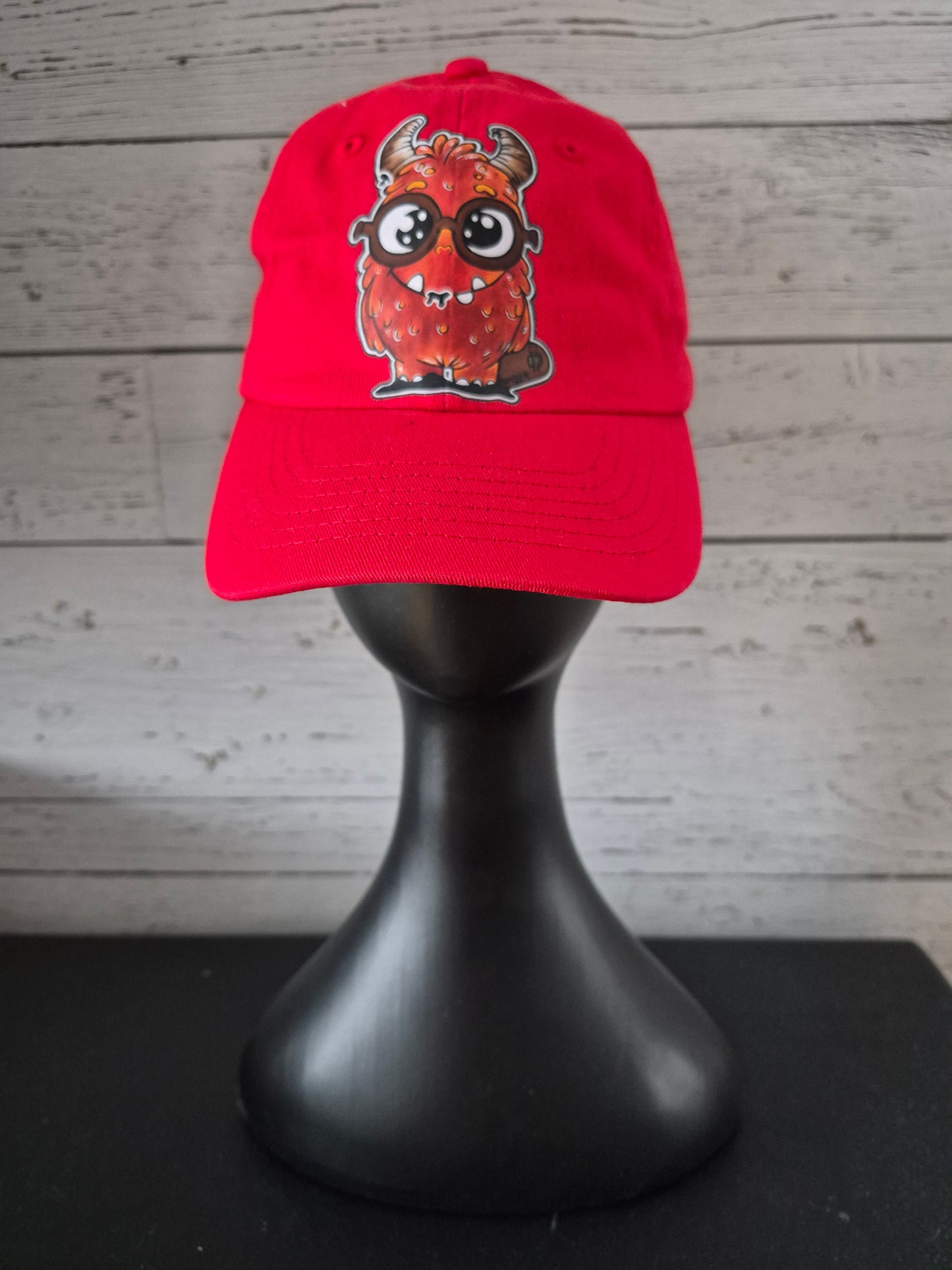 Casquette enfant Monstre rouge