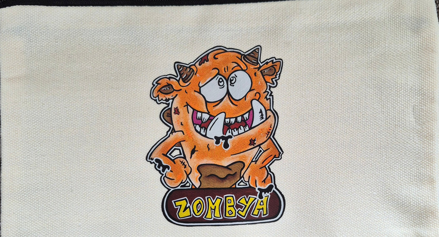 Coffre à crayon Monstre orange