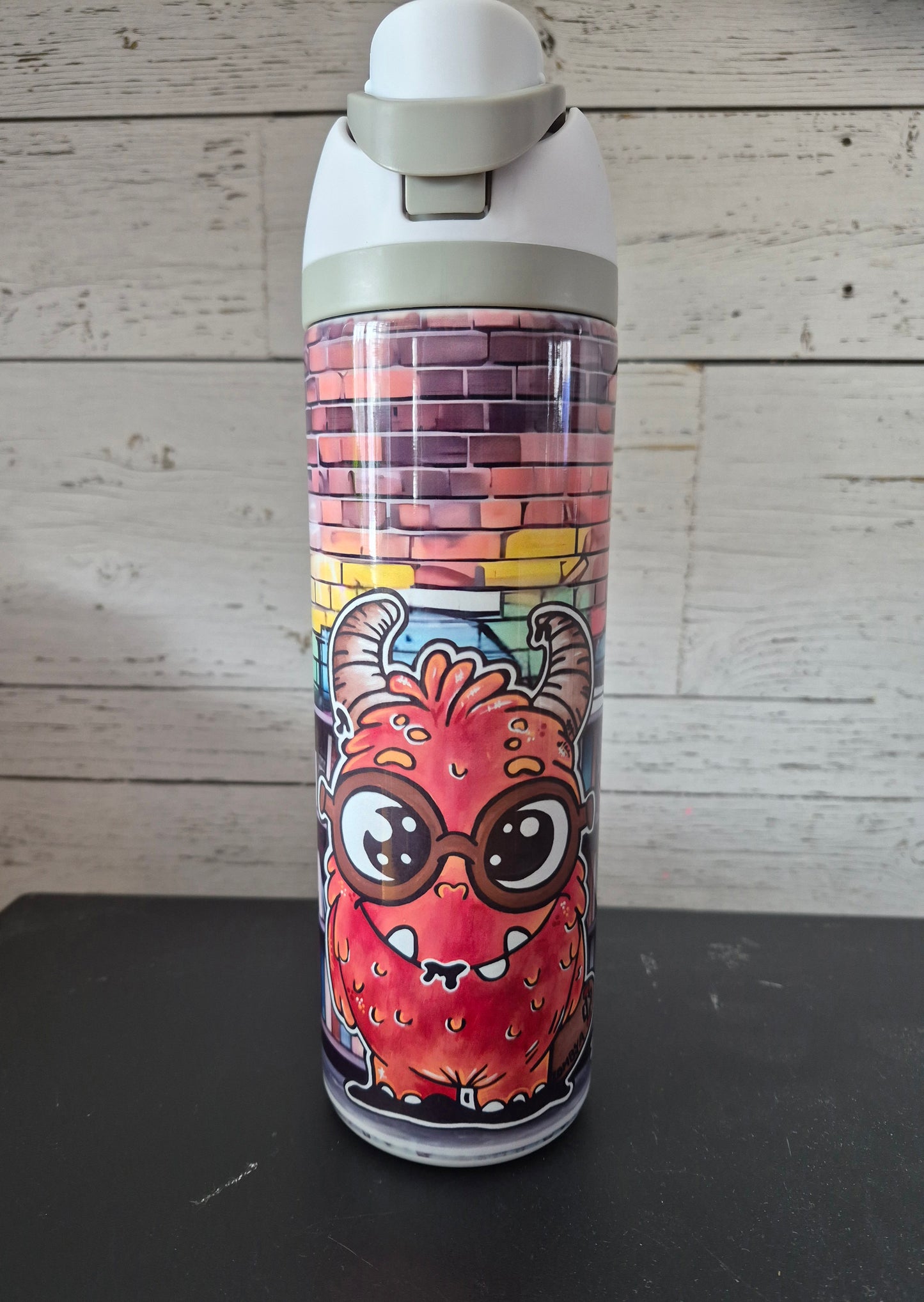 Gourde 24 oz Monstre rouge