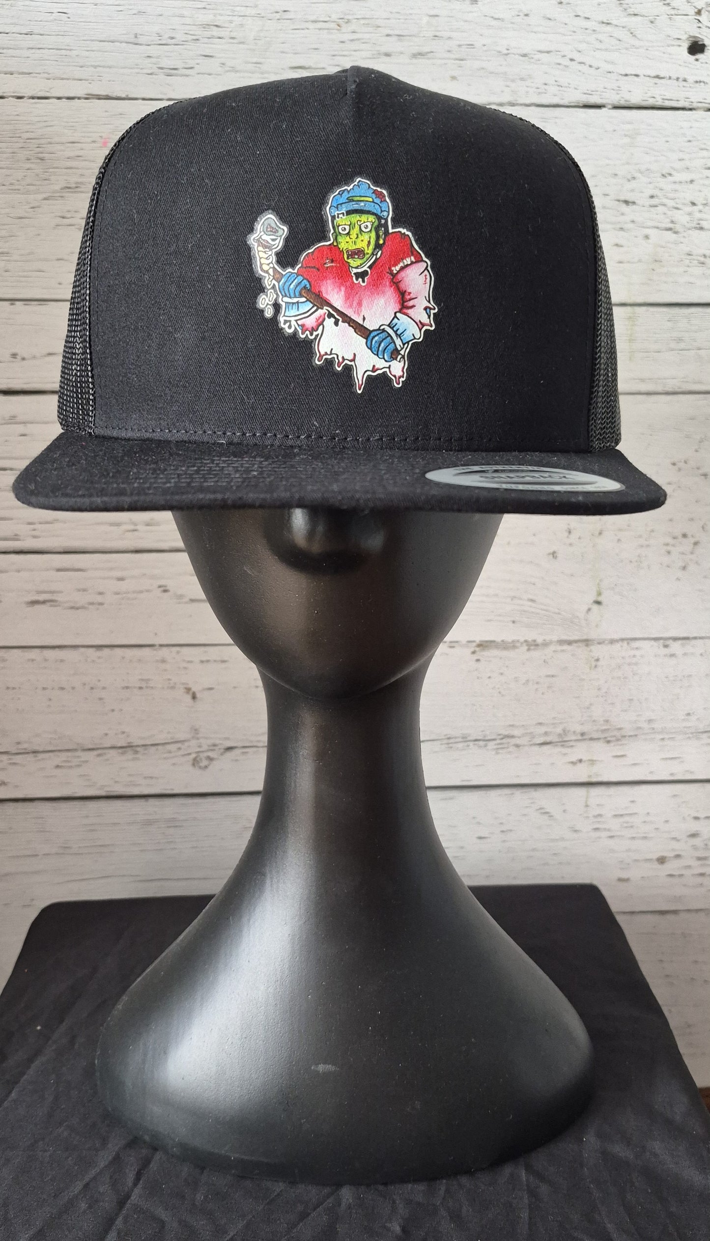 Casquette Snapback Joueur hockey zombie