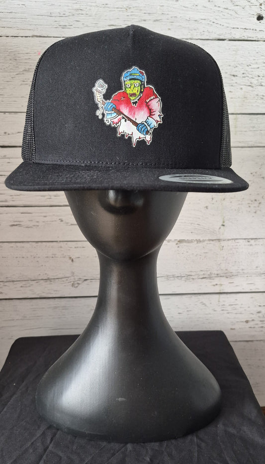 Casquette Snapback Joueur hockey zombie
