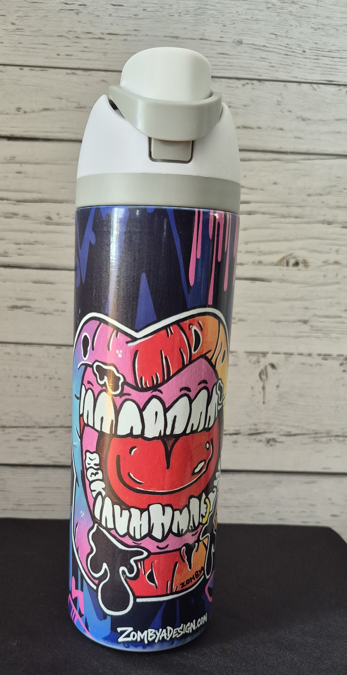 Gourde 24 oz Lèvre multicolore