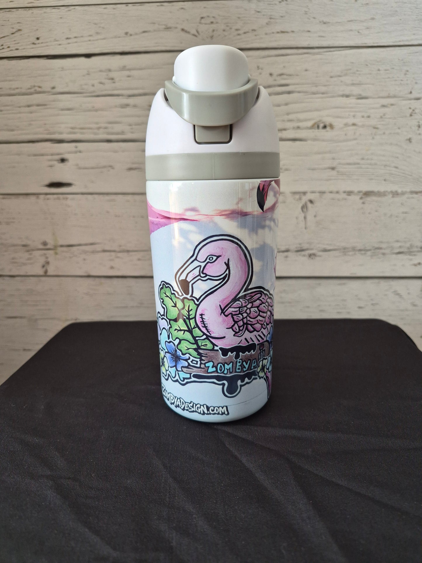 Gourde 16 oz Flamant rose