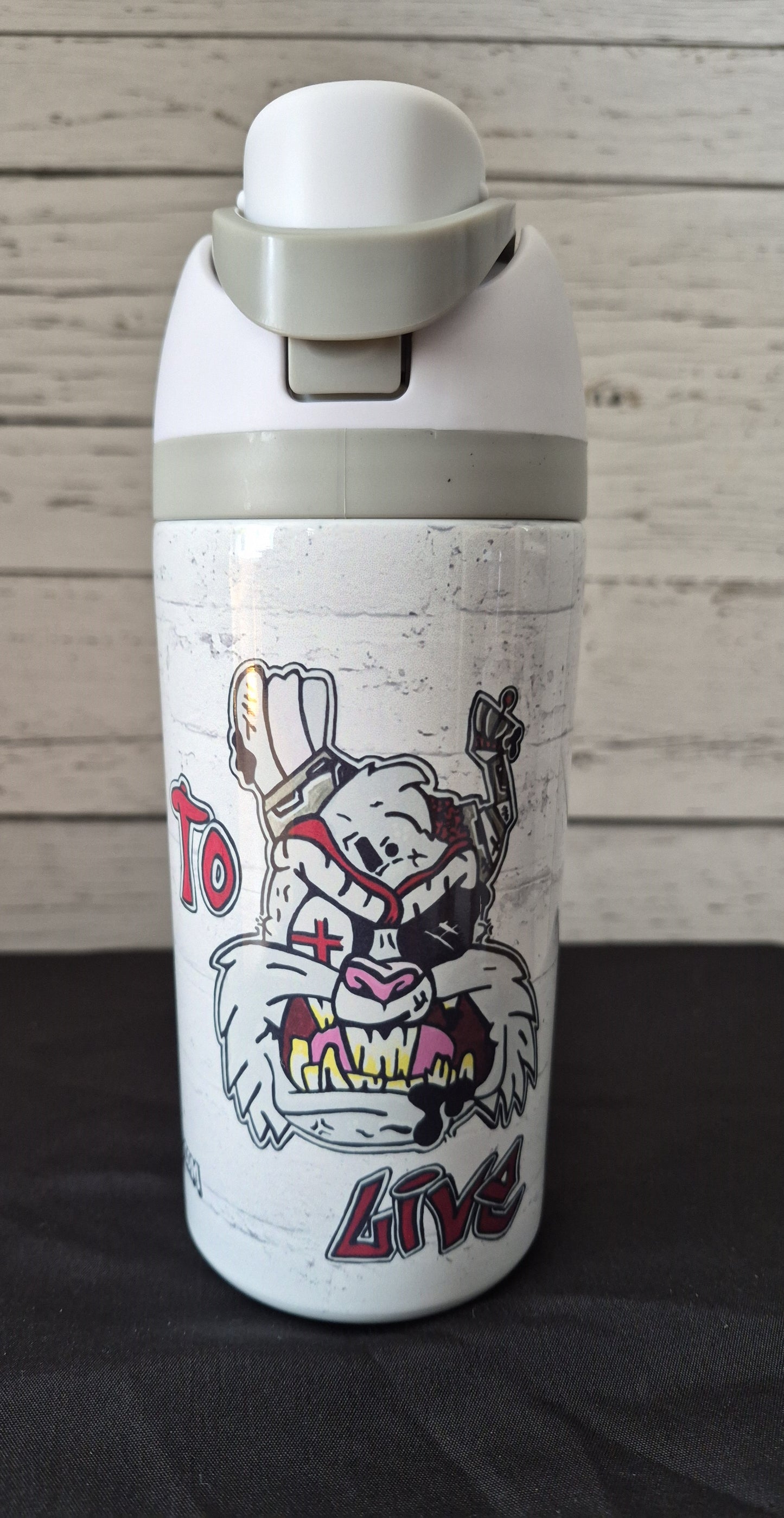 Gourde 16 oz Lapin to live