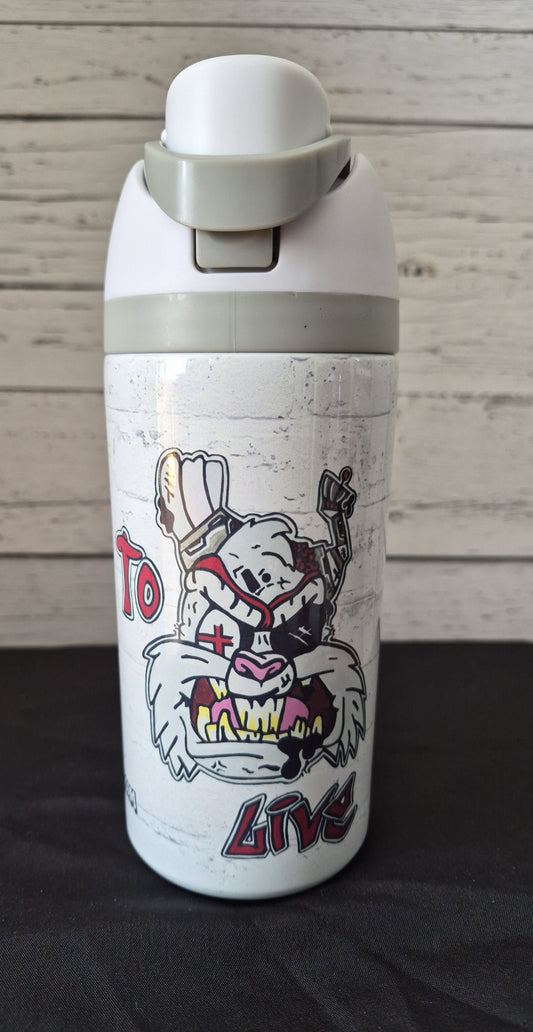 Gourde 16 oz Lapin to live